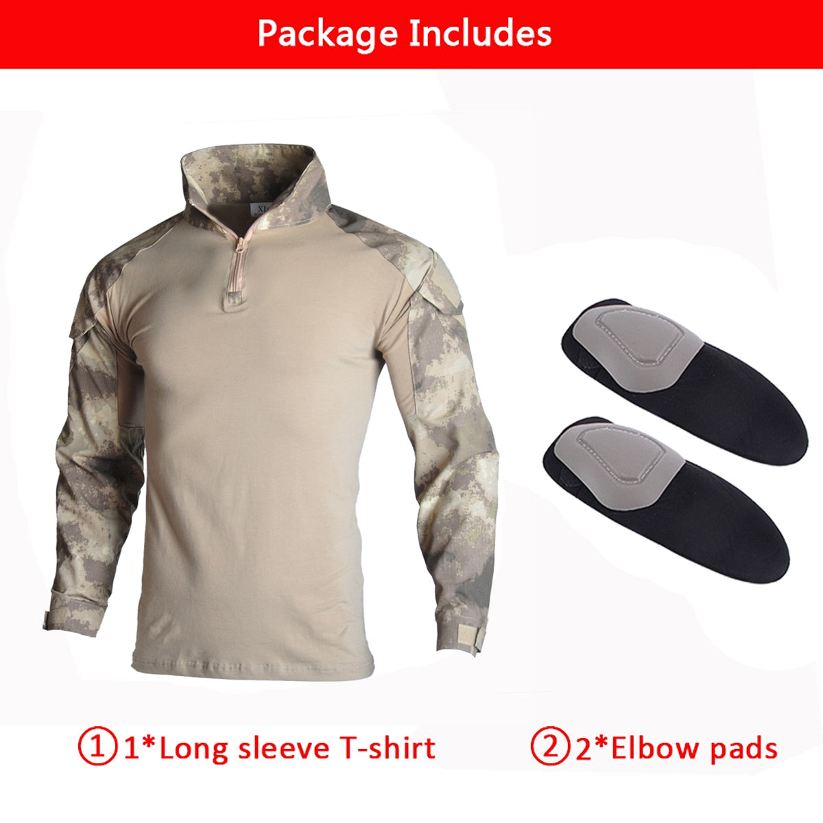 S-7XL Tactical/Military/Paintball Camo Suits + Pads